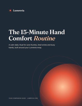 Cover of The 15-Minute Hand Comfort Routine guide
